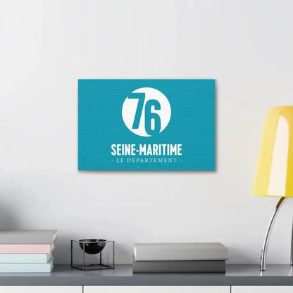 Flag of Seine Maritime France - Canvas Wall Art - The Sticker Space