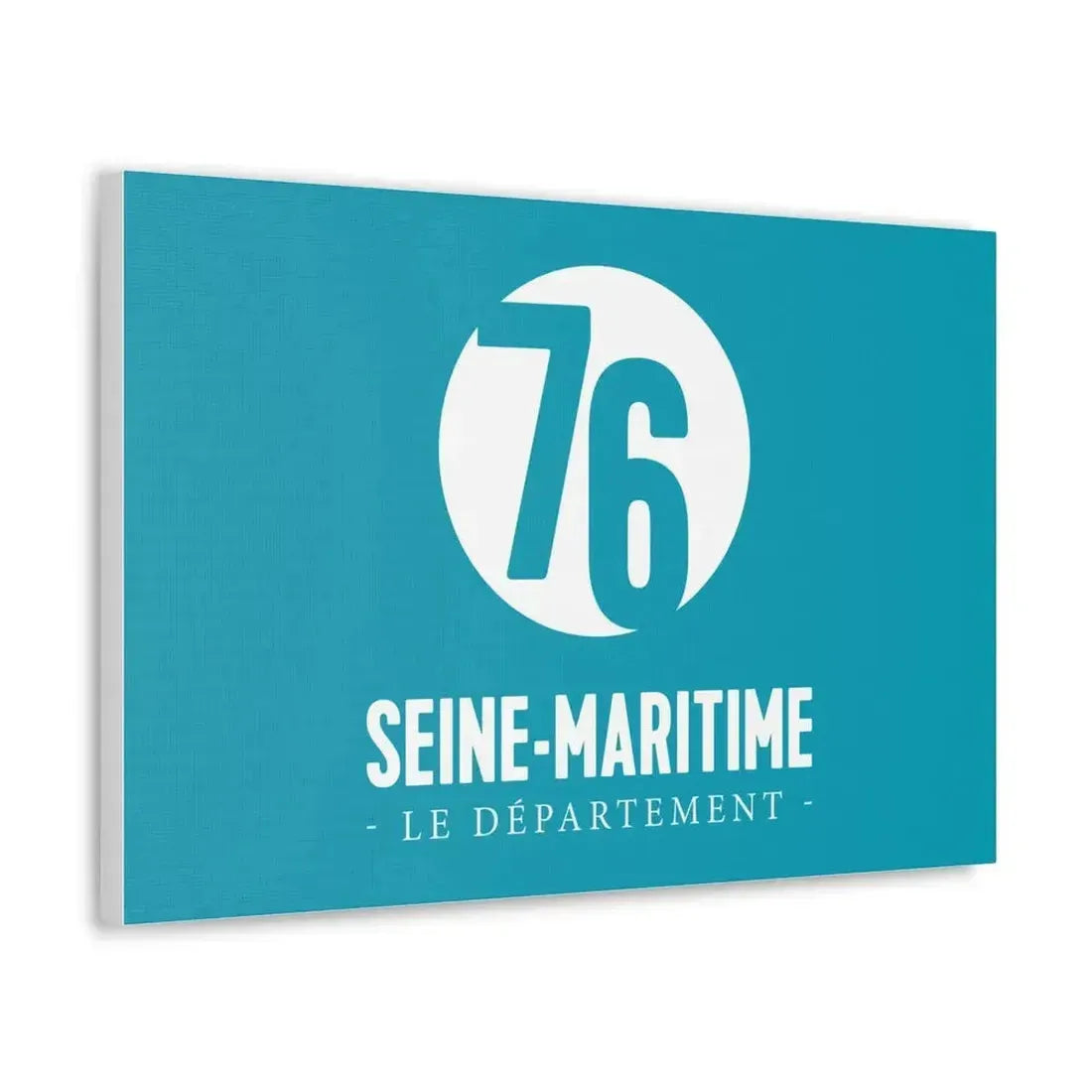 Flag of Seine Maritime France - Canvas Wall Art - The Sticker Space