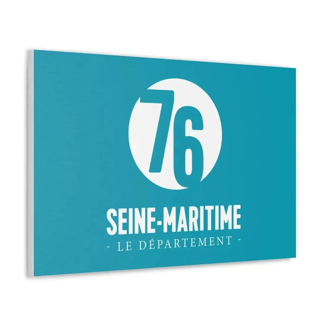 Flag of Seine Maritime France - Canvas Wall Art - The Sticker Space