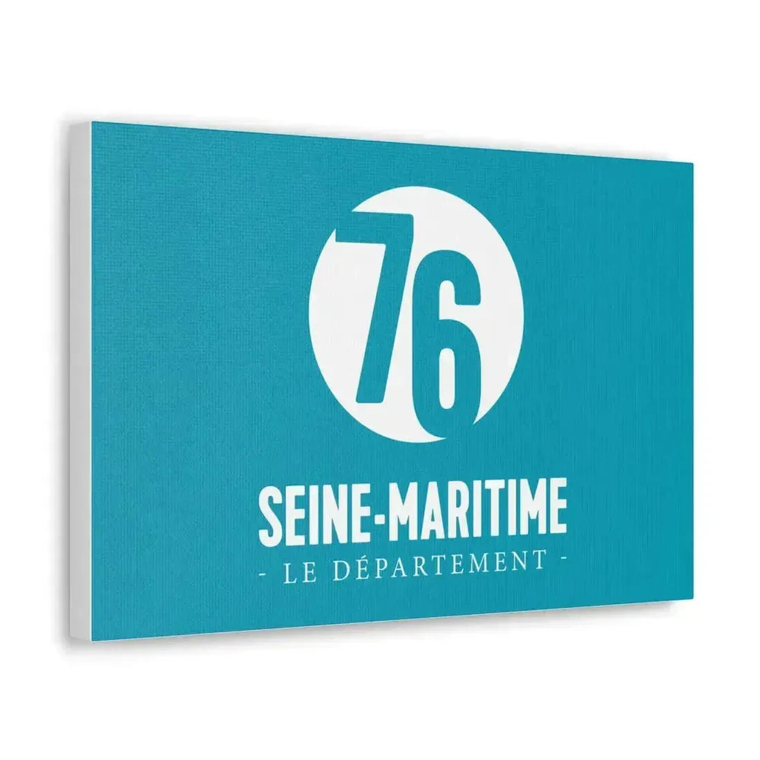 Flag of Seine Maritime France - Canvas Wall Art - The Sticker Space
