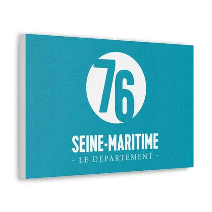 Flag of Seine Maritime France - Canvas Wall Art - The Sticker Space