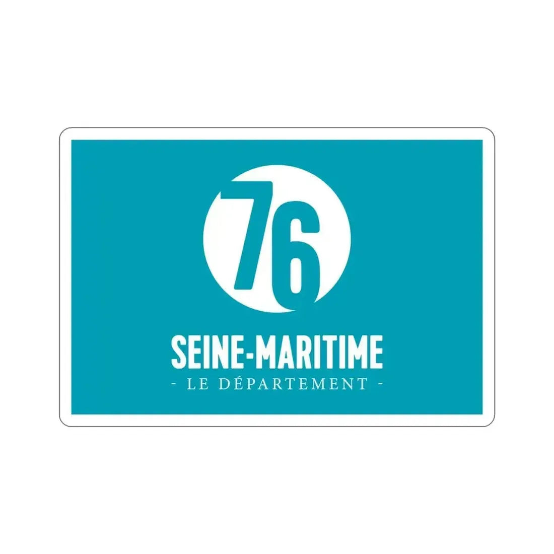 Flag of Seine Maritime France STICKER Vinyl Die-Cut Decal 4 Inch - The Sticker Space