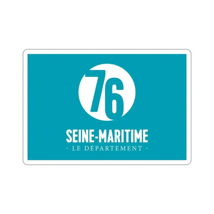 Flag of Seine Maritime France STICKER Vinyl Die-Cut Decal 4 Inch - The Sticker Space