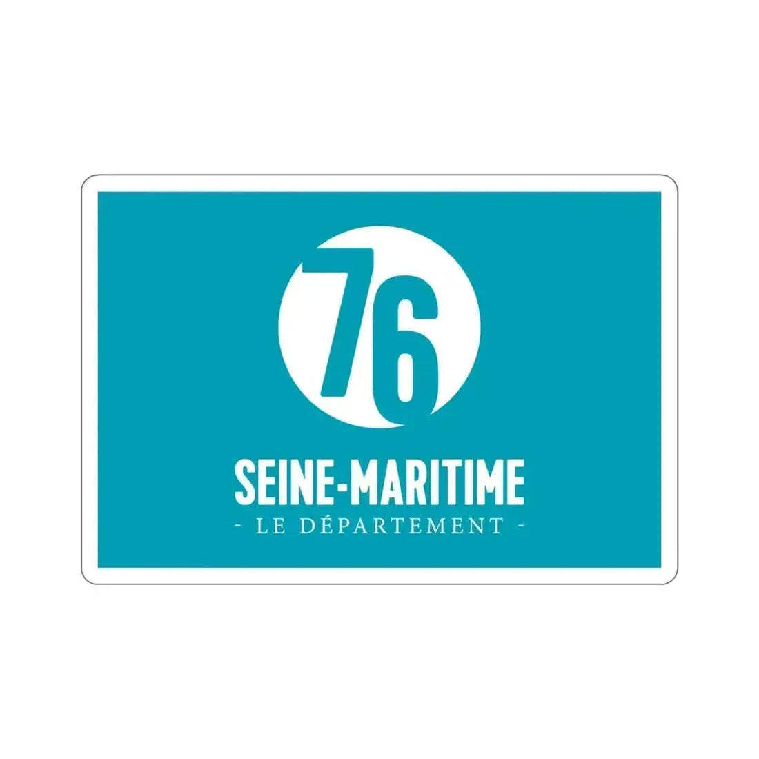 Flag of Seine Maritime France STICKER Vinyl Die-Cut Decal 5 Inch - The Sticker Space