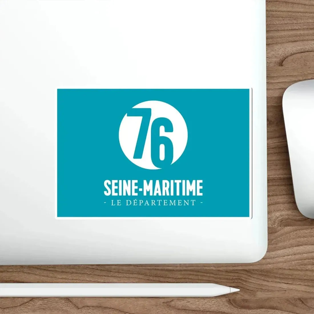 Flag of Seine Maritime France STICKER Vinyl Die-Cut Decal - The Sticker Space