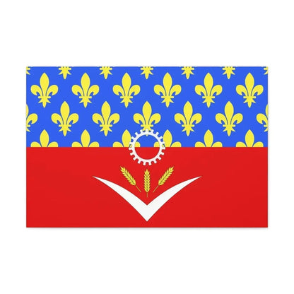 Flag of Seine Saint Denis France - Canvas Wall Art - The Sticker Space