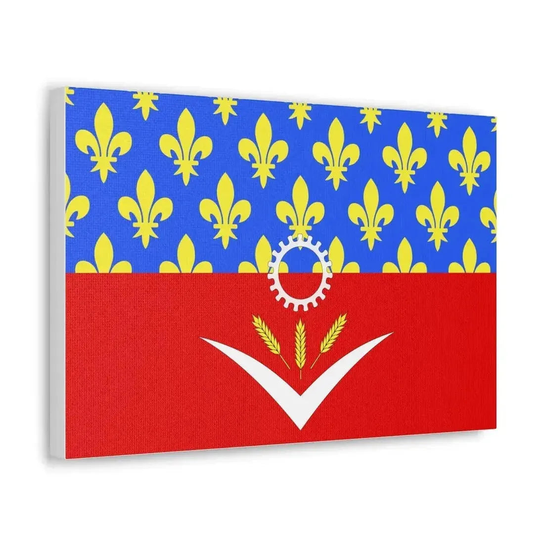 Flag of Seine Saint Denis France - Canvas Wall Art - The Sticker Space