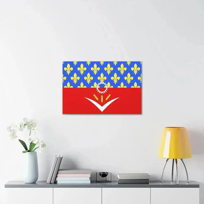 Flag of Seine Saint Denis France - Canvas Wall Art - The Sticker Space