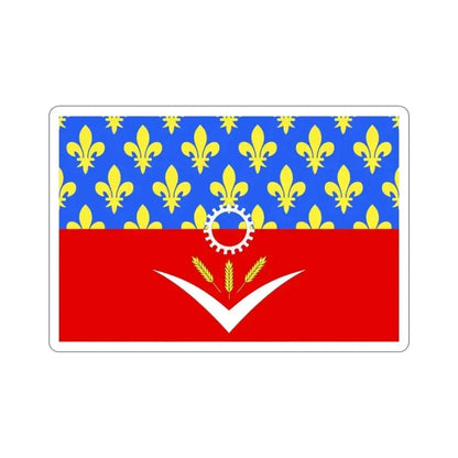 Flag of Seine Saint Denis France STICKER Vinyl Die-Cut Decal 2 Inch - The Sticker Space