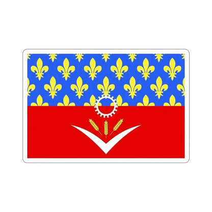 Flag of Seine Saint Denis France STICKER Vinyl Die-Cut Decal 4 Inch - The Sticker Space