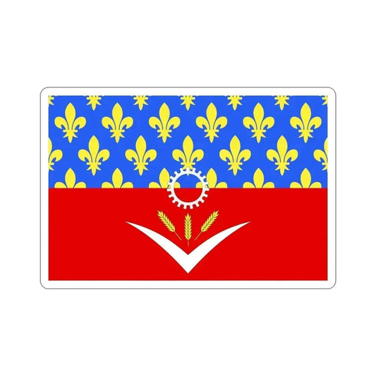 Flag of Seine Saint Denis France STICKER Vinyl Die-Cut Decal 6 Inch - The Sticker Space