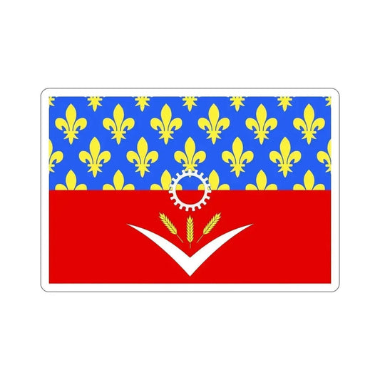 Flag of Seine Saint Denis France STICKER Vinyl Die-Cut Decal 6 Inch - The Sticker Space