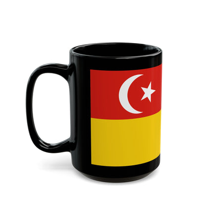 Flag of Selangor Malaysia - Black Coffee Mug-The Sticker Space