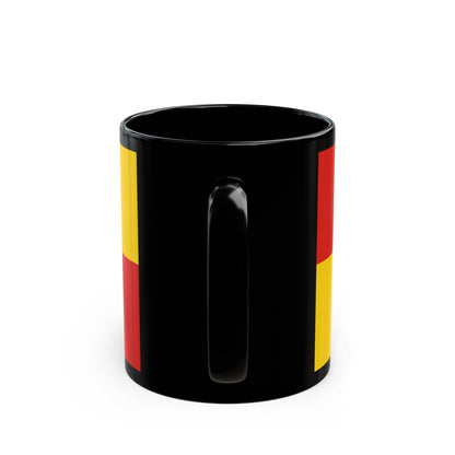 Flag of Selangor Malaysia - Black Coffee Mug-The Sticker Space