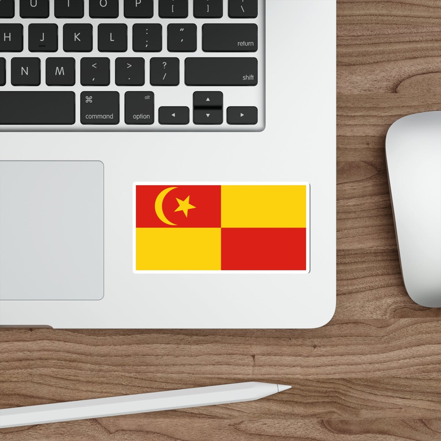 Flag of Selangor pre 1965 Malaysia STICKER Vinyl Die-Cut Decal-The Sticker Space