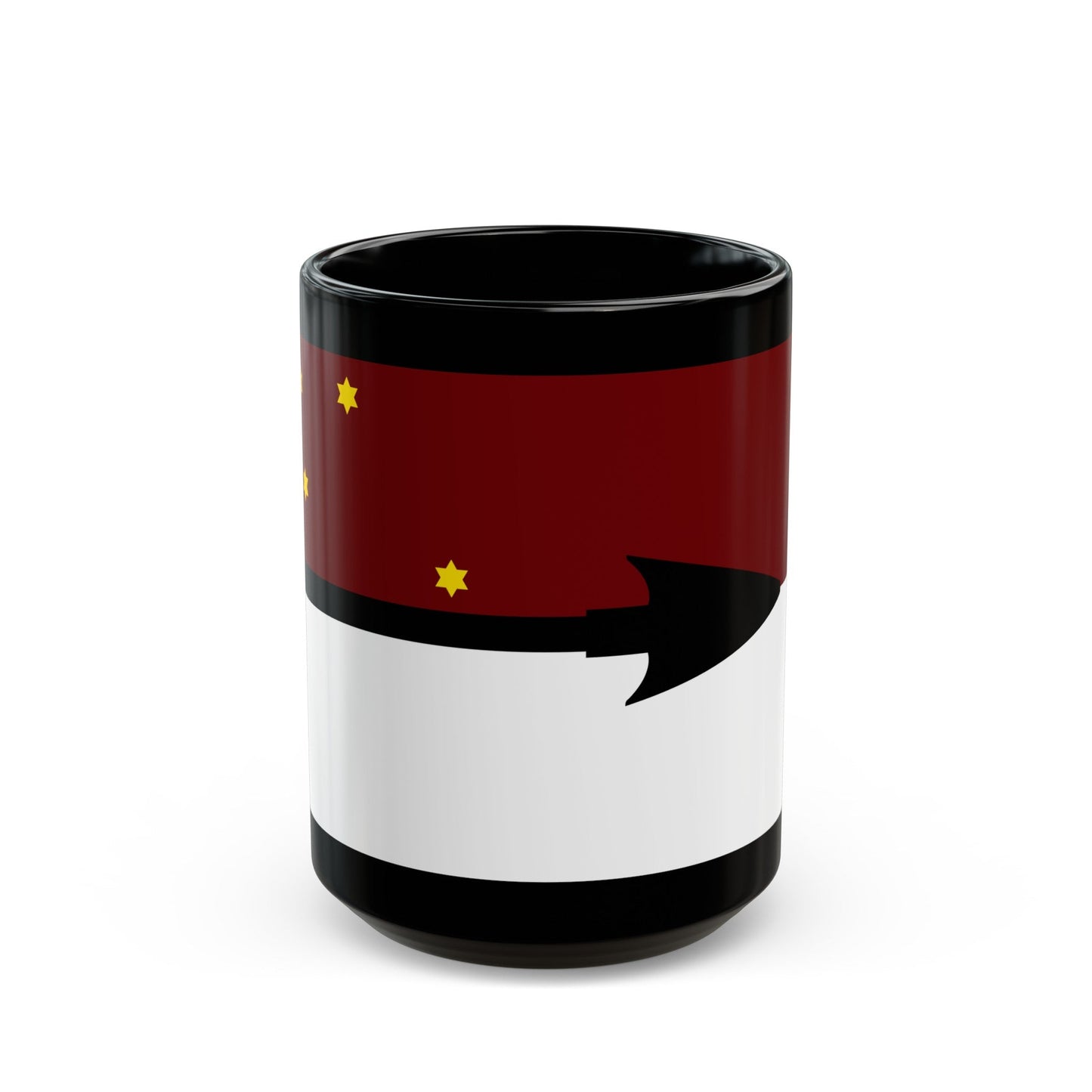 Flag of Selk'nam - Black Coffee Mug-15oz-The Sticker Space