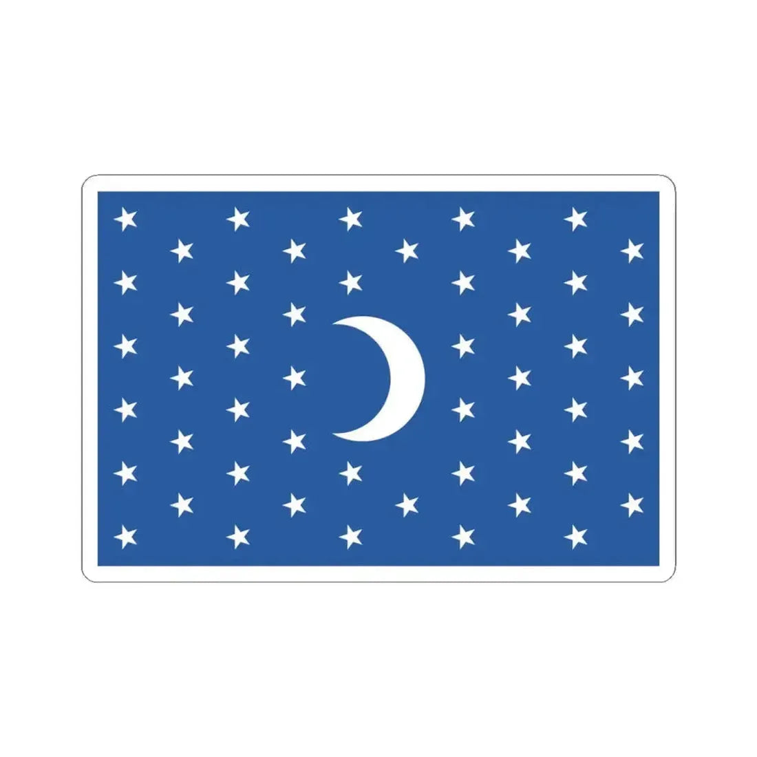 Flag of Selknam people in Chile (Chile) STICKER Vinyl Kiss-Cut Decal 4 Inch White - The Sticker Space