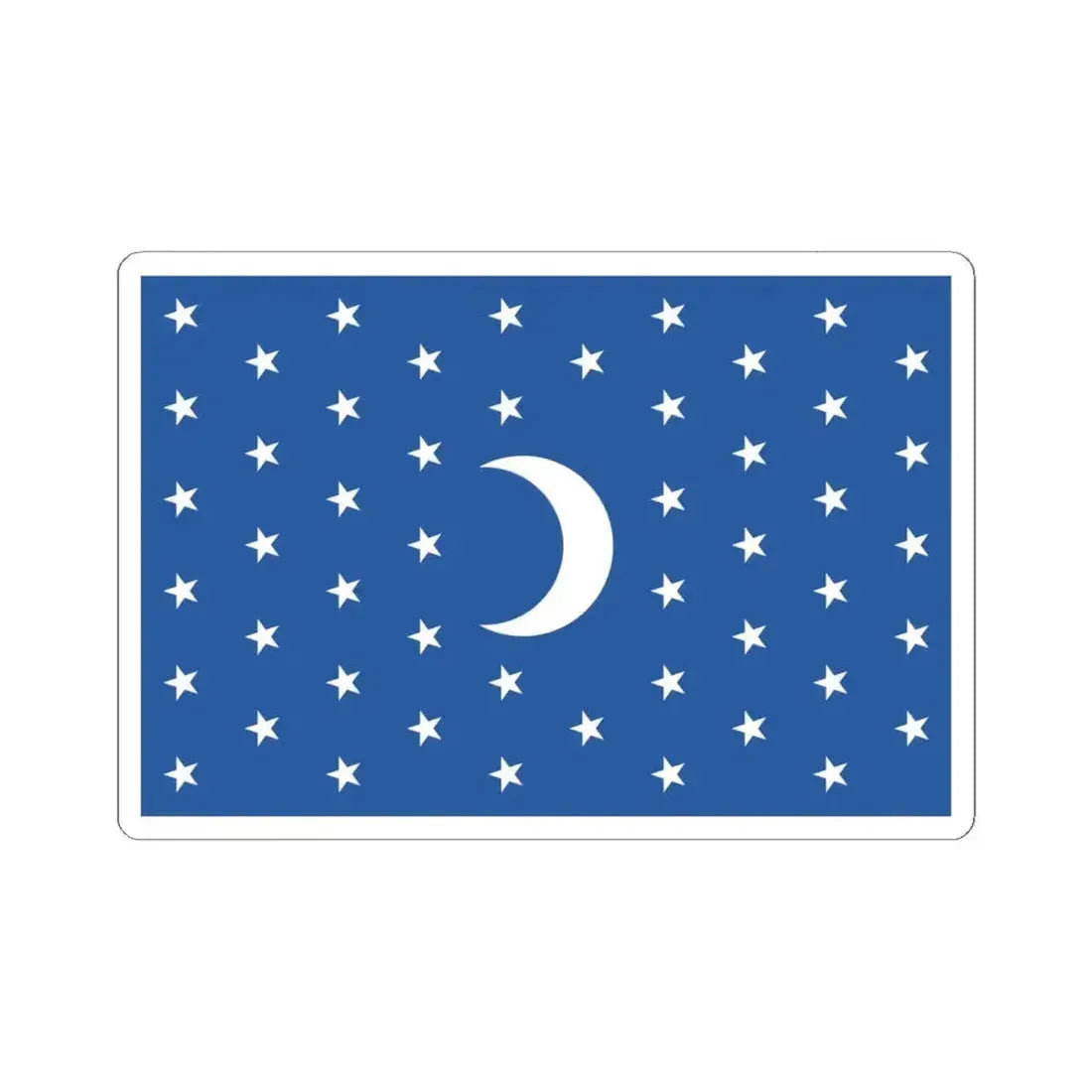 Flag of Selknam people in Chile (Chile) STICKER Vinyl Kiss-Cut Decal 6 Inch White - The Sticker Space