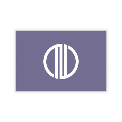 Flag of Sendai Miyagi Japan - STICKER Vinyl Kiss-Cut Decal 2 Inch Transparent - The Sticker Space