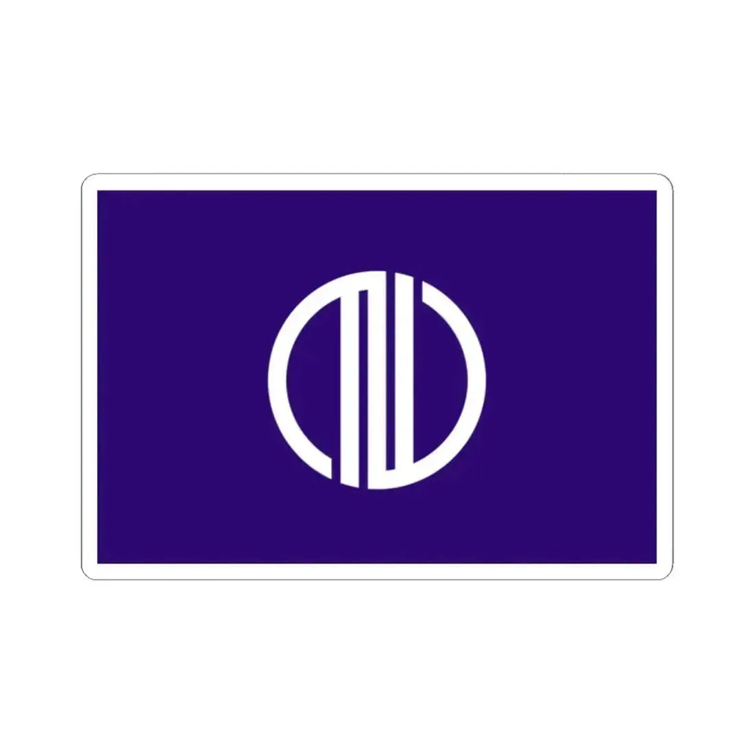 Flag of Sendai Miyagi Japan - STICKER Vinyl Kiss-Cut Decal 2 Inch White - The Sticker Space