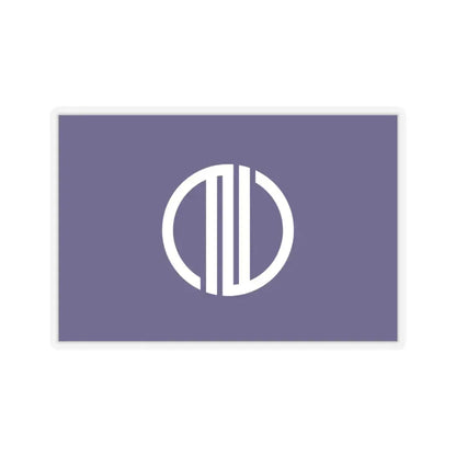 Flag of Sendai Miyagi Japan - STICKER Vinyl Kiss-Cut Decal 3 Inch Transparent - The Sticker Space