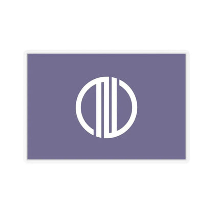 Flag of Sendai Miyagi Japan - STICKER Vinyl Kiss-Cut Decal 4 Inch Transparent - The Sticker Space