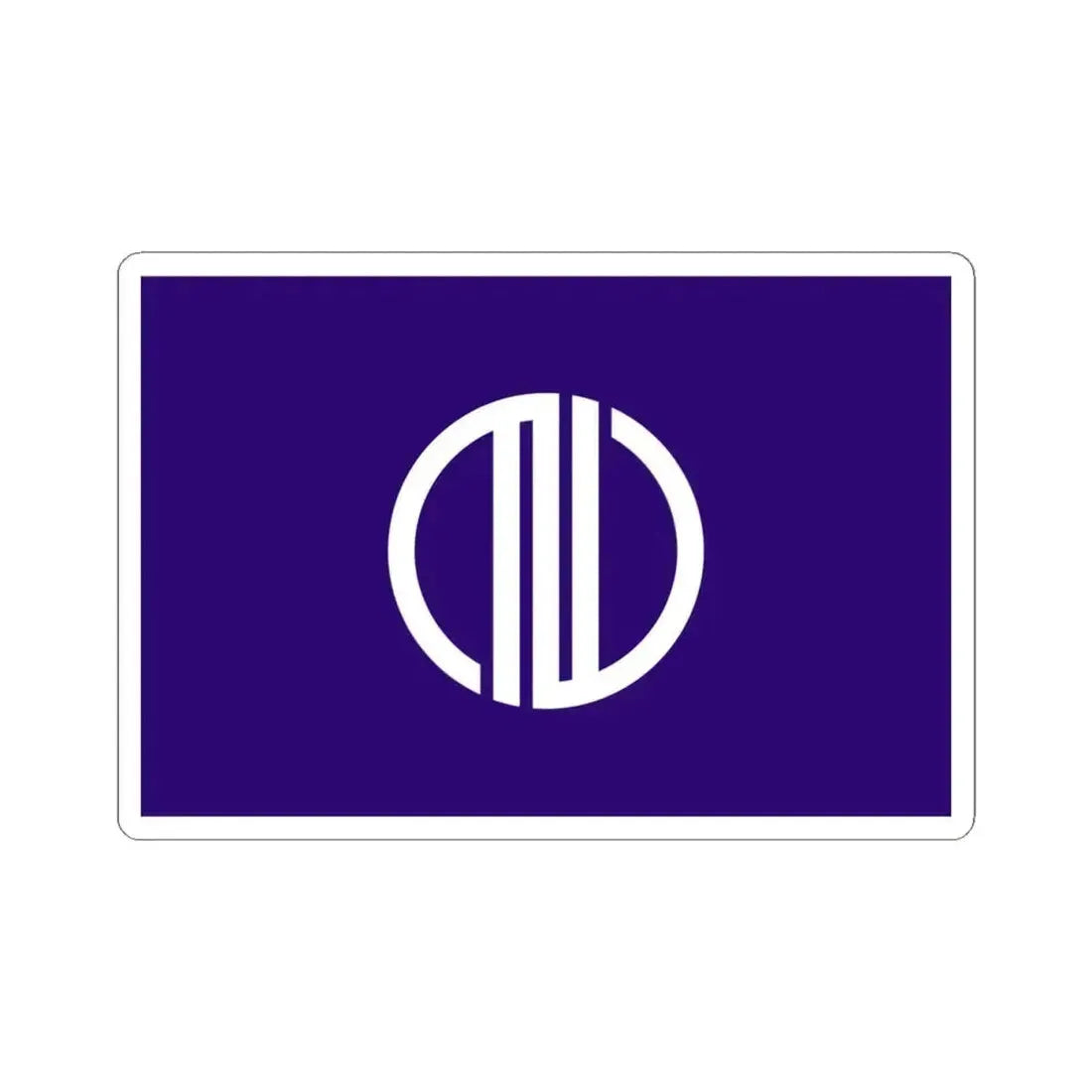 Flag of Sendai Miyagi Japan - STICKER Vinyl Kiss-Cut Decal 4 Inch White - The Sticker Space