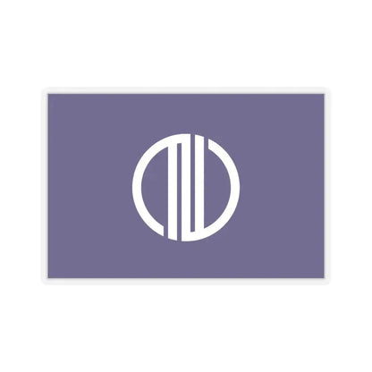 Flag of Sendai Miyagi Japan - STICKER Vinyl Kiss-Cut Decal 6 Inch Transparent - The Sticker Space