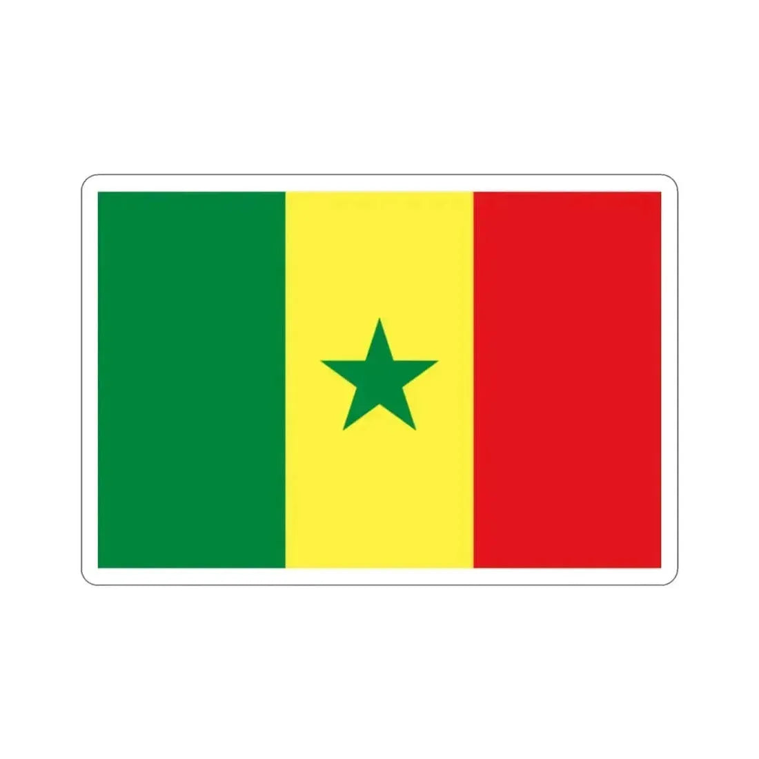 Flag of Senegal STICKER Vinyl Die-Cut Decal 2 Inch - The Sticker Space