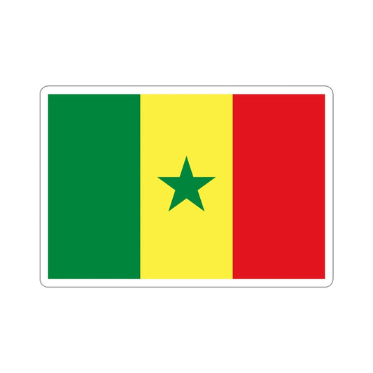 Flag of Senegal STICKER Vinyl Die-Cut Decal-6 Inch-The Sticker Space