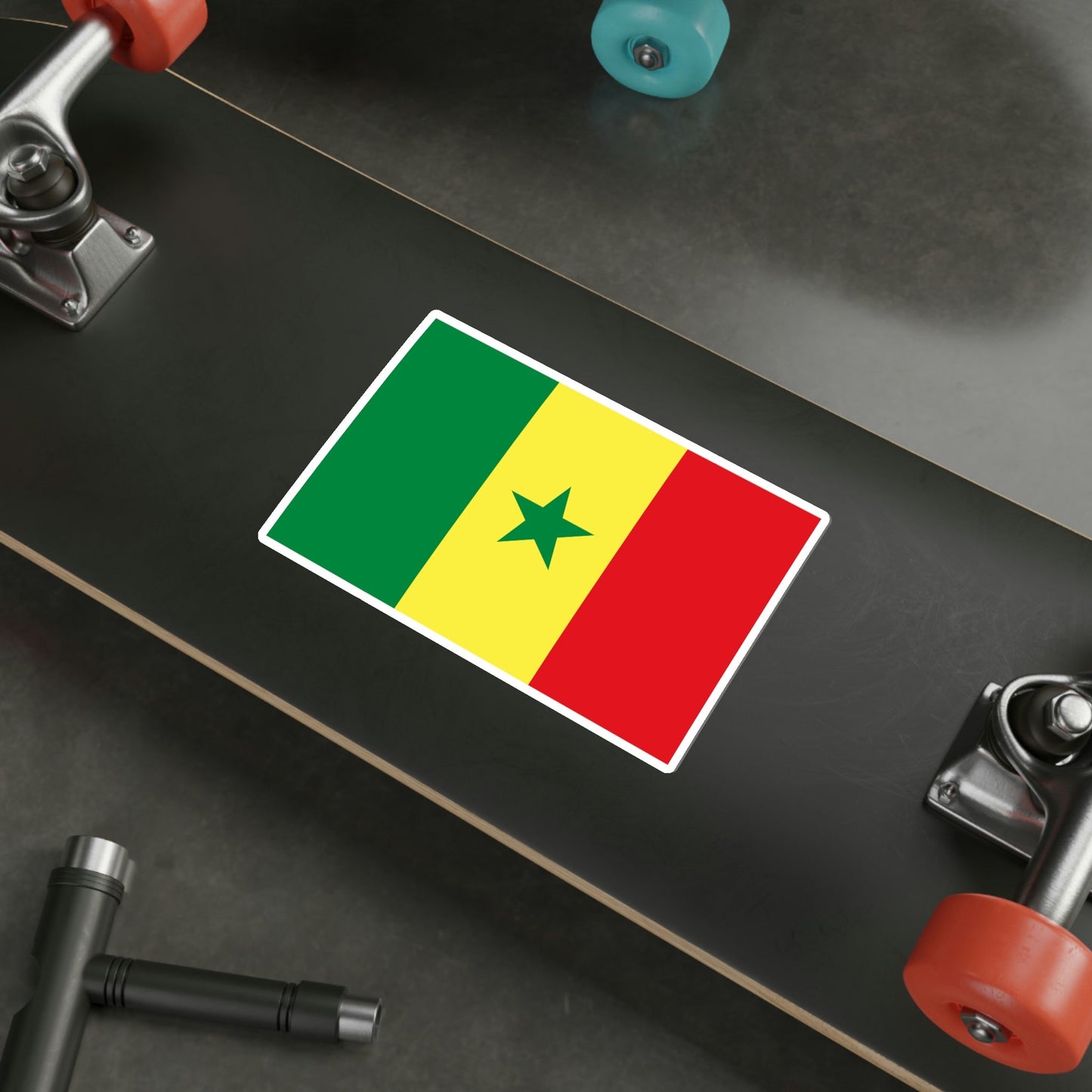 Flag of Senegal STICKER Vinyl Die-Cut Decal-The Sticker Space