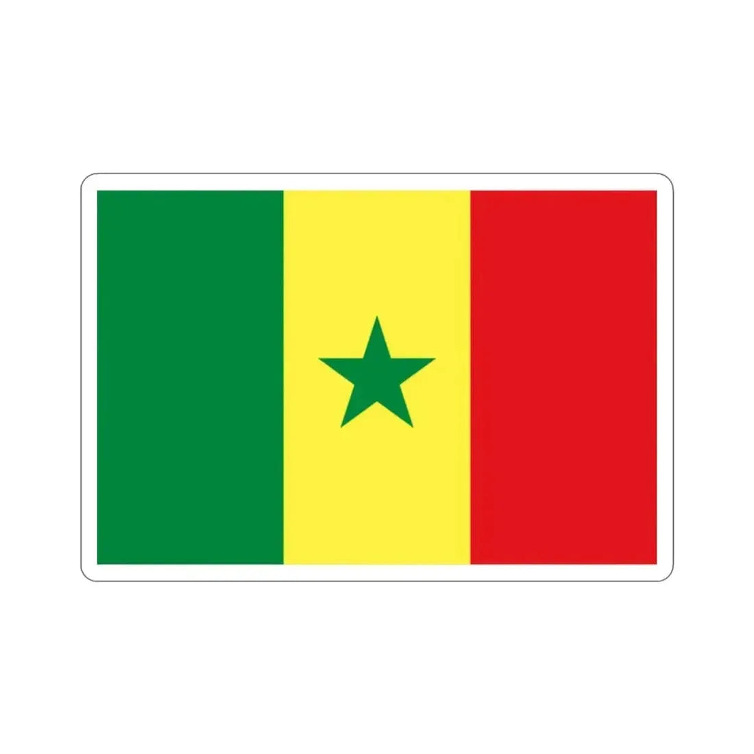 Flag of Senegal STICKER Vinyl Die-Cut Decal - The Sticker Space