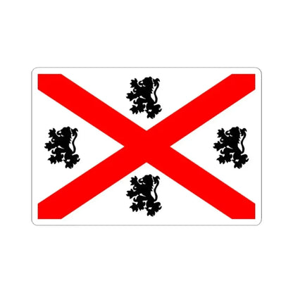 Flag of Seraing (Belgium) STICKER Vinyl Kiss-Cut Decal 2 Inch White - The Sticker Space