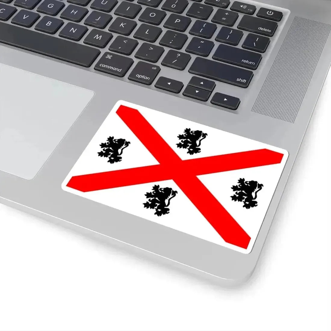 Flag of Seraing (Belgium) STICKER Vinyl Kiss-Cut Decal - The Sticker Space
