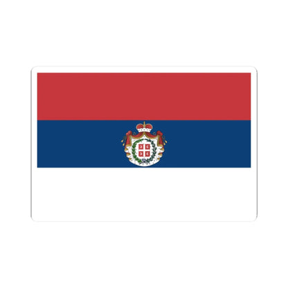 Flag of Serbia 1835-1882 (Serbia) STICKER Vinyl Kiss-Cut Decal 2 Inch White - The Sticker Space