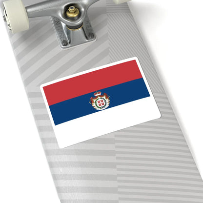 Flag of Serbia 1835-1882 (Serbia) STICKER Vinyl Kiss-Cut Decal - The Sticker Space
