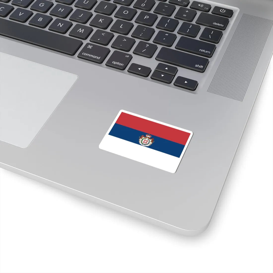 Flag of Serbia 1835-1882 (Serbia) STICKER Vinyl Kiss-Cut Decal - The Sticker Space