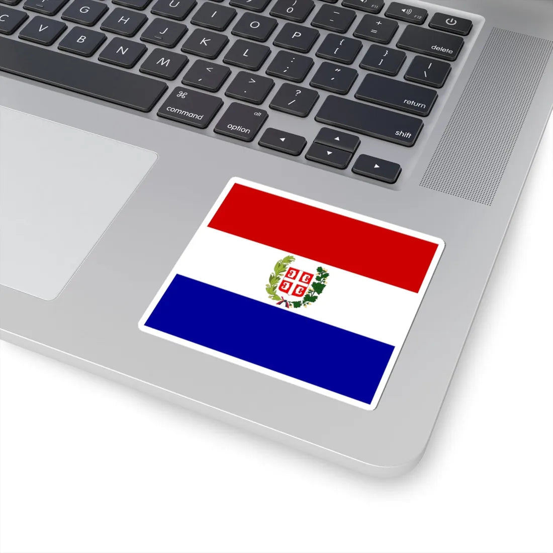 Flag of Serbia 1835 (Serbia) STICKER Vinyl Kiss-Cut Decal - The Sticker Space