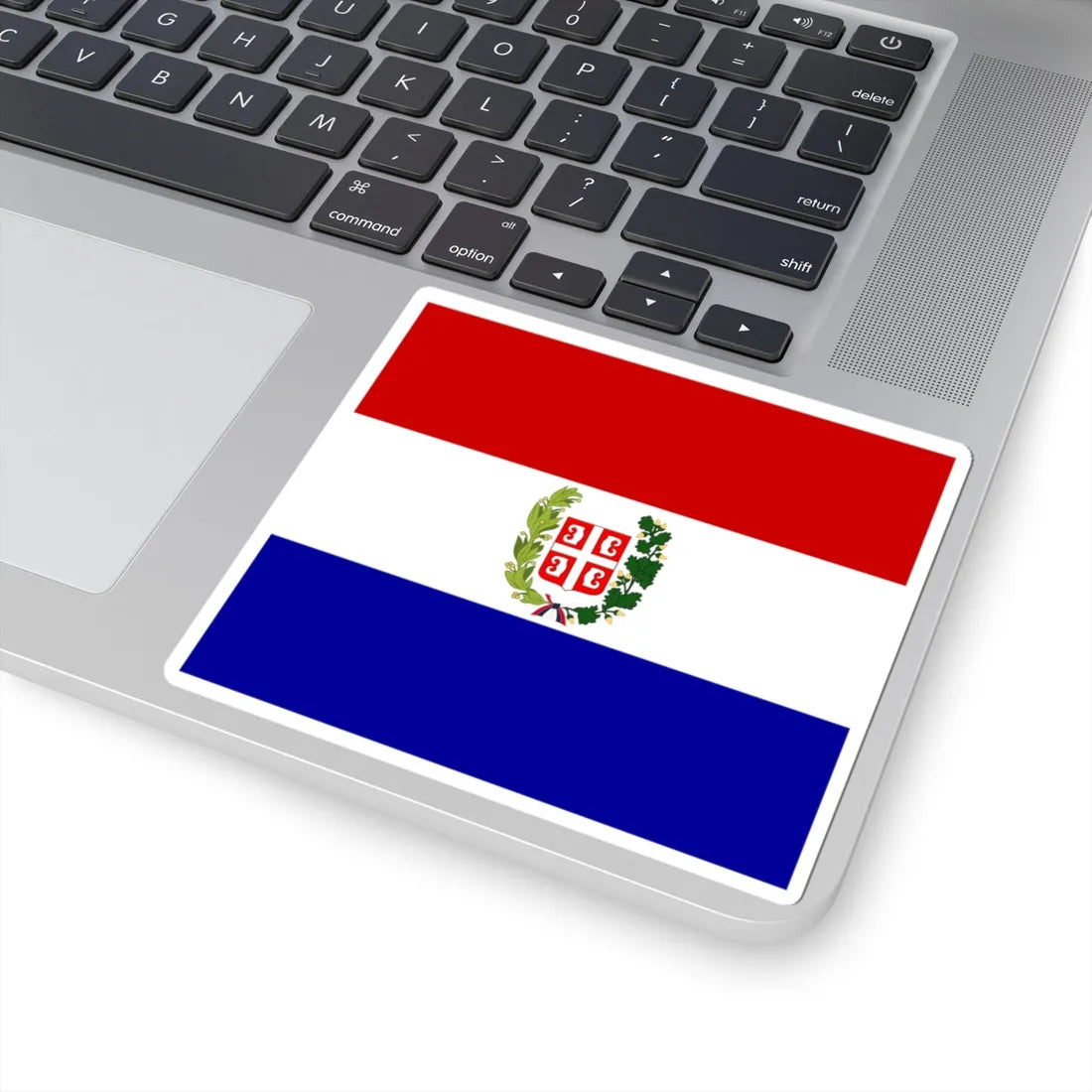Flag of Serbia 1835 (Serbia) STICKER Vinyl Kiss-Cut Decal - The Sticker Space