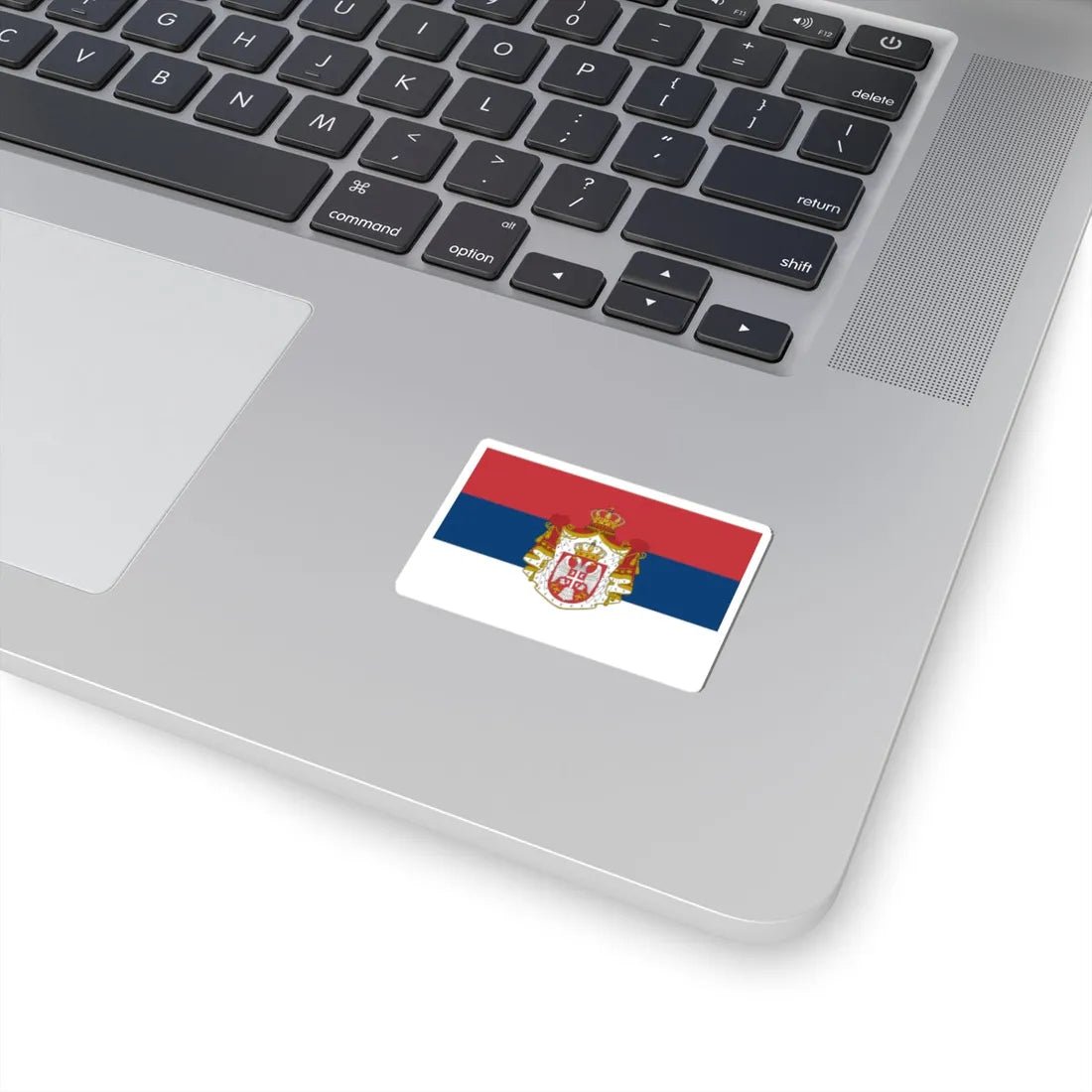 Flag of Serbia 1882-1918 (Serbia) STICKER Vinyl Kiss-Cut Decal - The Sticker Space