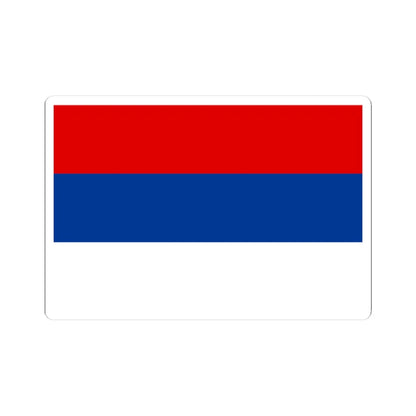 Flag of Serbia 1941-1944 (Serbia) STICKER Vinyl Kiss-Cut Decal 3 Inch White - The Sticker Space