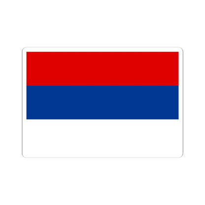 Flag of Serbia 1941-1944 (Serbia) STICKER Vinyl Kiss-Cut Decal 6 Inch White - The Sticker Space