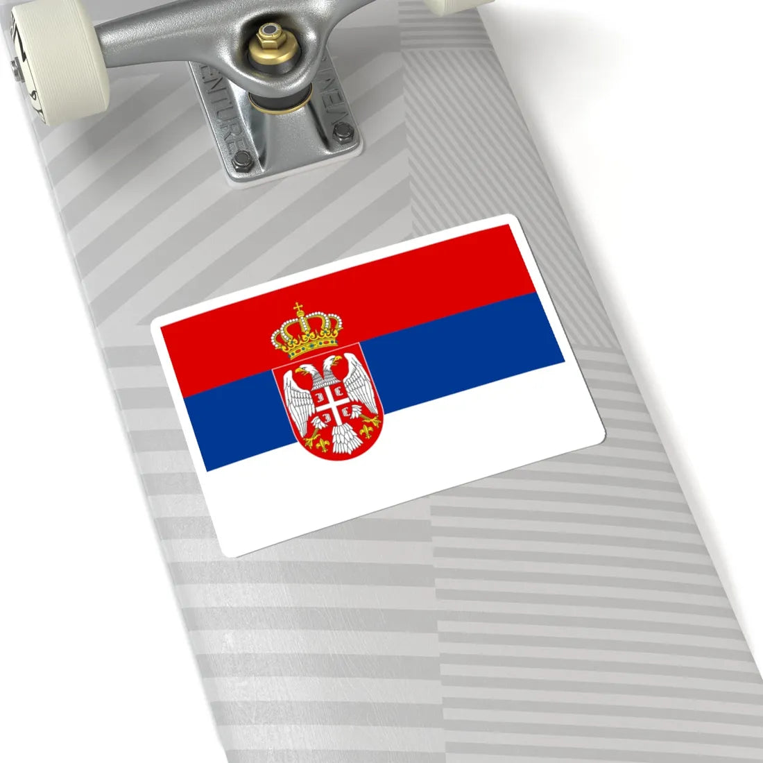 Flag of Serbia 2004-2010 (Serbia) STICKER Vinyl Kiss-Cut Decal - The Sticker Space