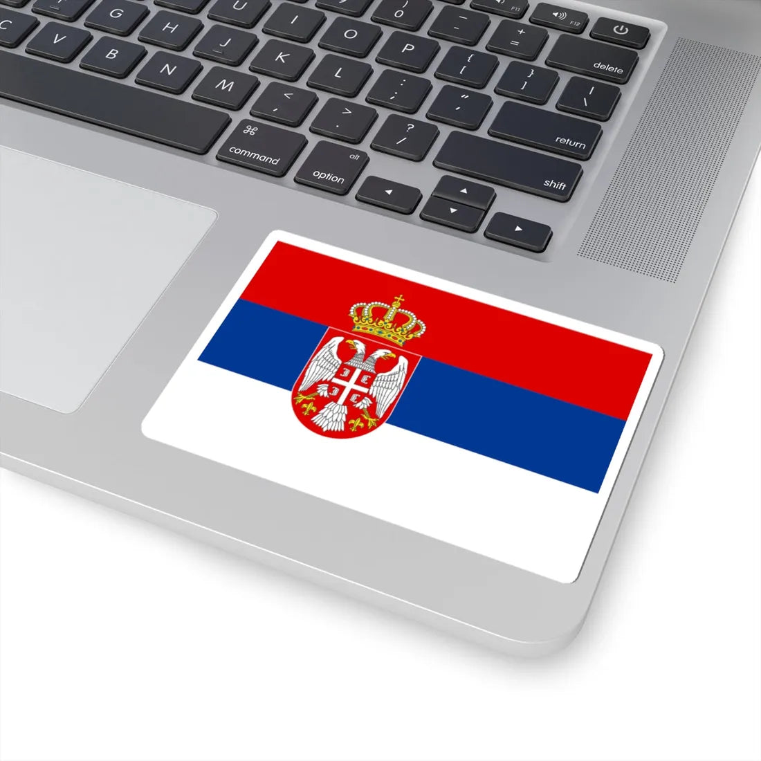 Flag of Serbia 2004-2010 (Serbia) STICKER Vinyl Kiss-Cut Decal - The Sticker Space