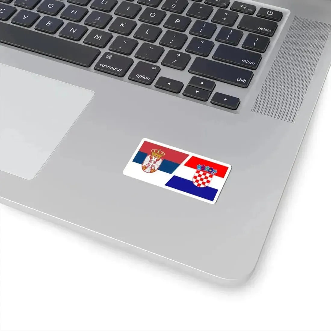 Flag of Serbia and Croatia (Croatia) STICKER Vinyl Kiss-Cut Decal - The Sticker Space