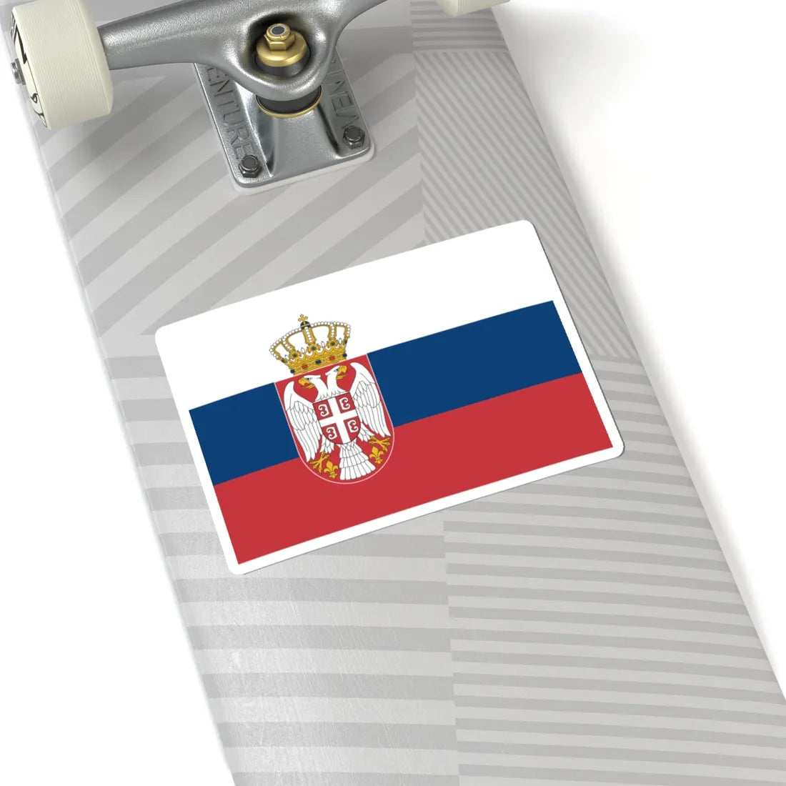 Flag of Serbia Color Varient (Serbia) STICKER Vinyl Kiss-Cut Decal - The Sticker Space