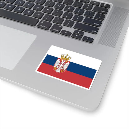 Flag of Serbia Color Varient (Serbia) STICKER Vinyl Kiss-Cut Decal - The Sticker Space