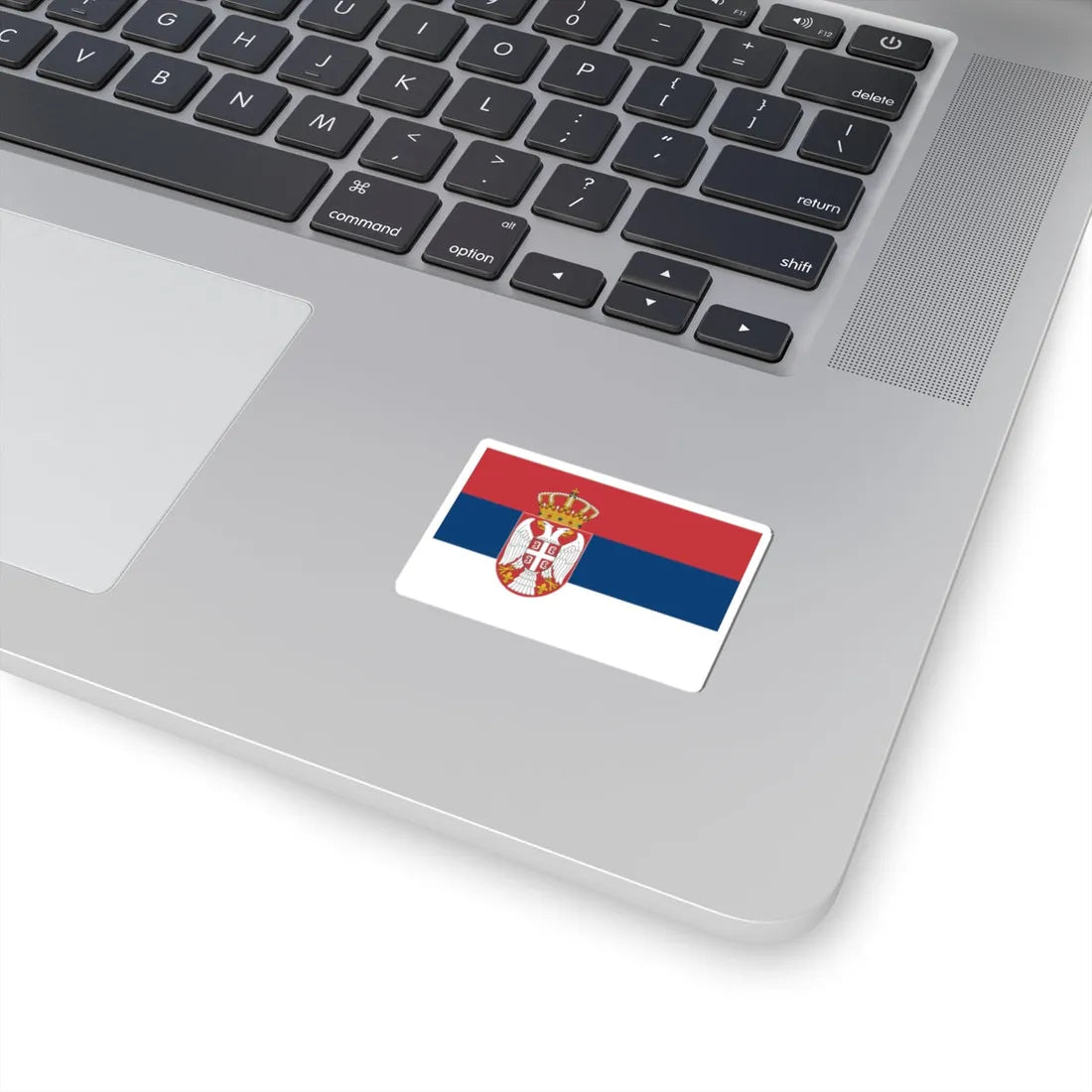 Flag of Serbia (Kosovo) STICKER Vinyl Kiss-Cut Decal - The Sticker Space