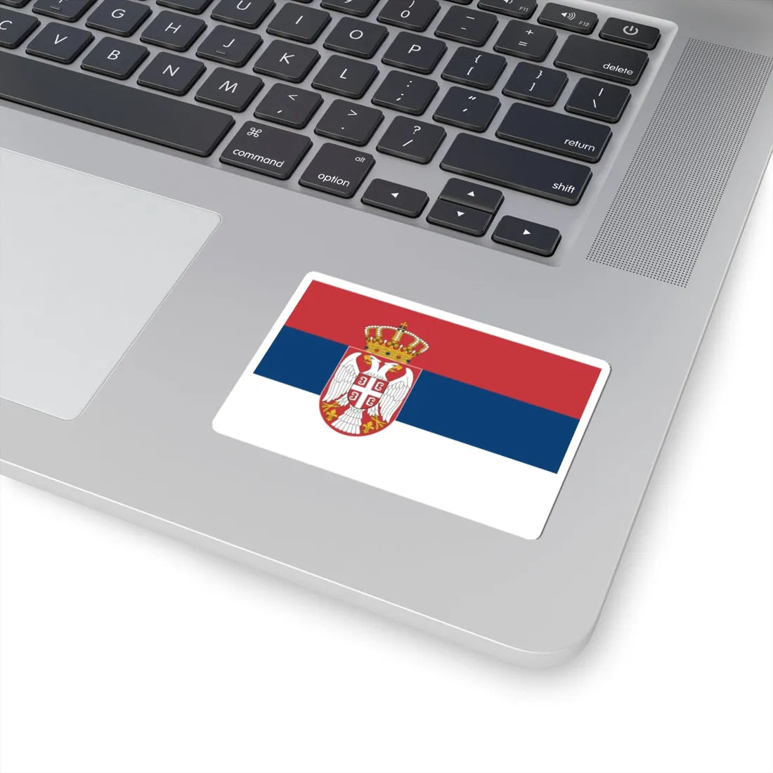 Flag of Serbia (Kosovo) STICKER Vinyl Kiss-Cut Decal - The Sticker Space