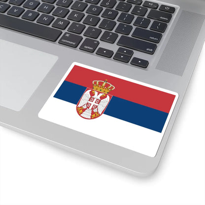 Flag of Serbia (Kosovo) STICKER Vinyl Kiss-Cut Decal - The Sticker Space